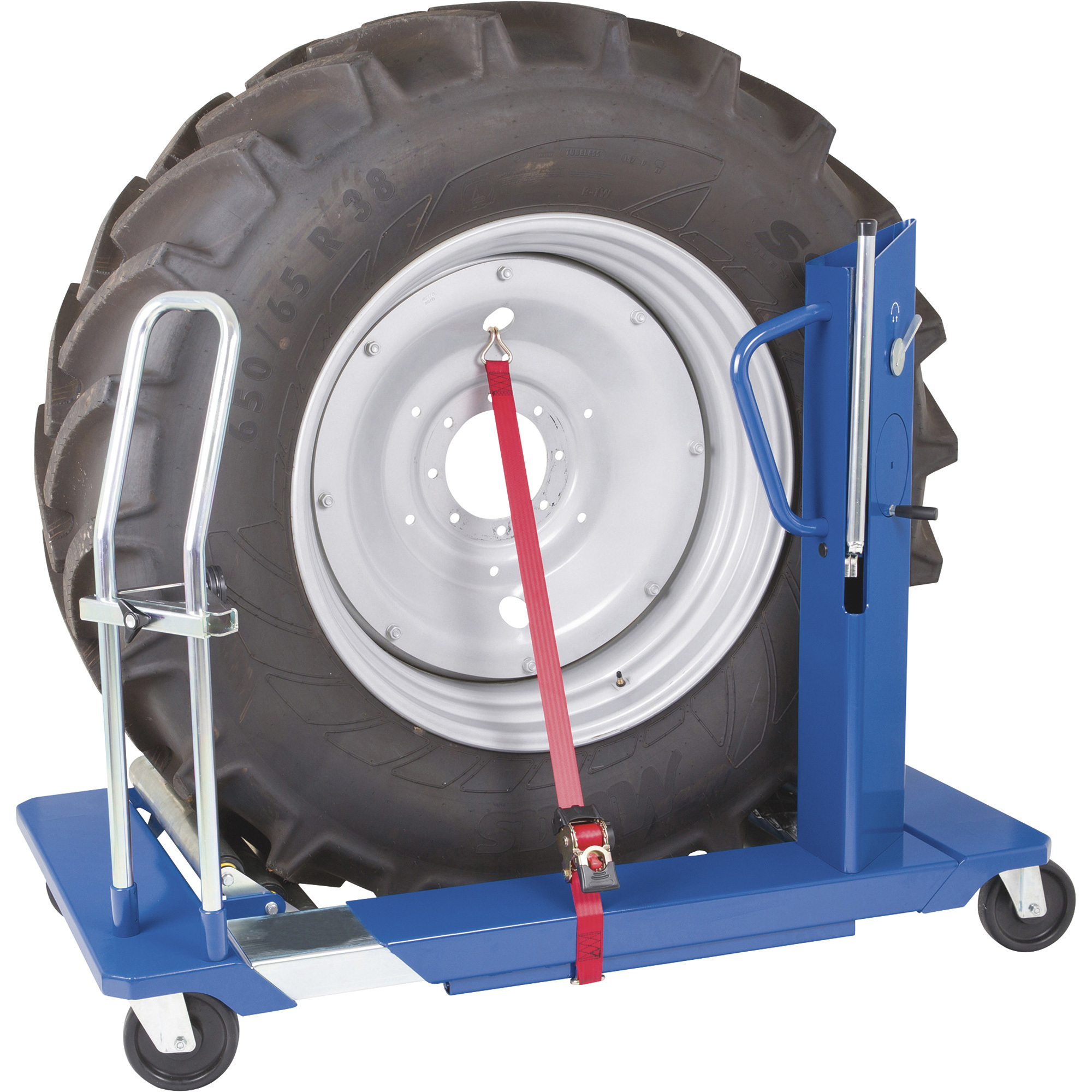 Ame International Low-Profile Mega Tire Wheel Trolley, 3300-Lb. Capacity, Model# WT1500NT-B